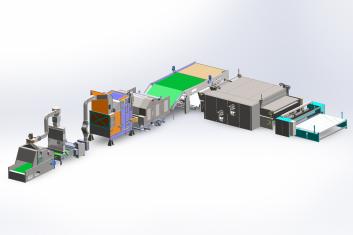 خط إنتاج حشوة HJ-بوليستر