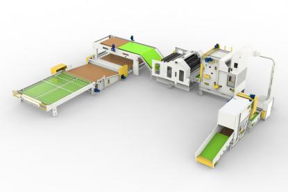 خط إنتاج اللحف HJBR-1230*1850